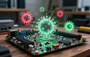 can computer virus damage hardware